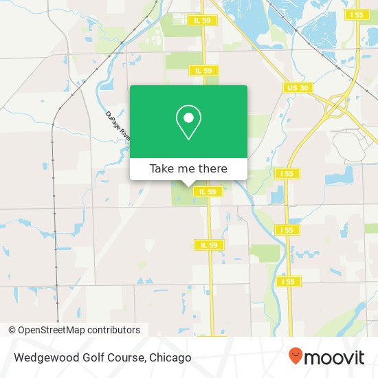 Wedgewood Golf Course map