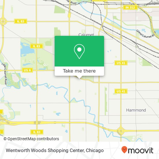Mapa de Wentworth Woods Shopping Center