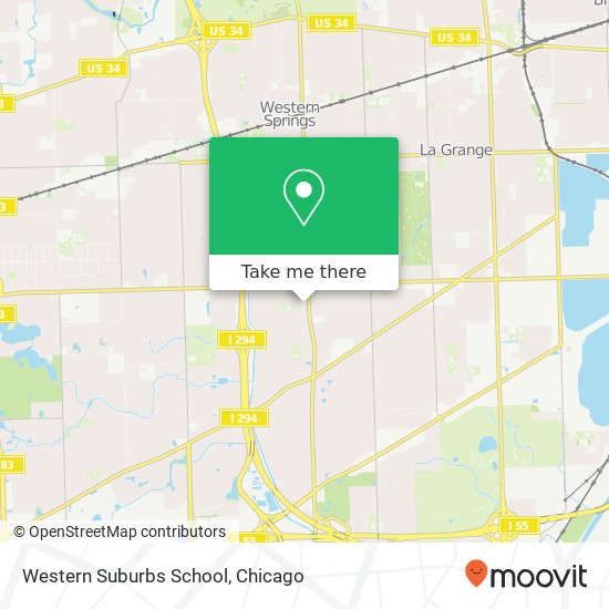 Western Suburbs School map