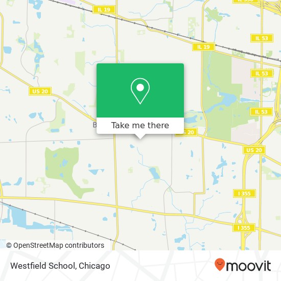 Westfield School map