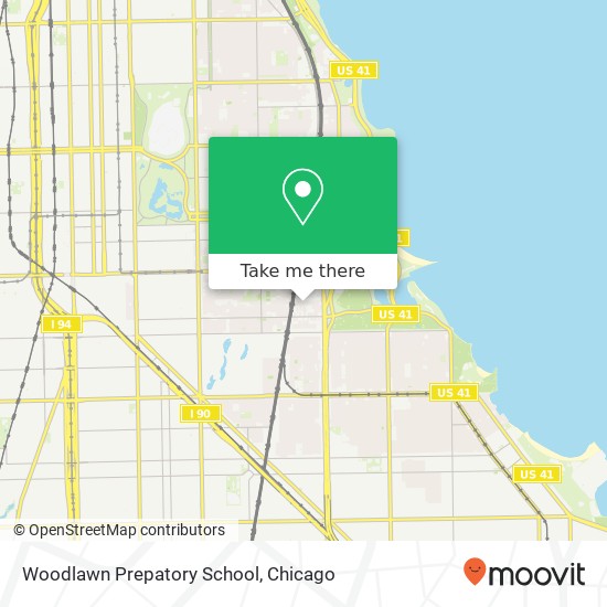 Woodlawn Prepatory School map