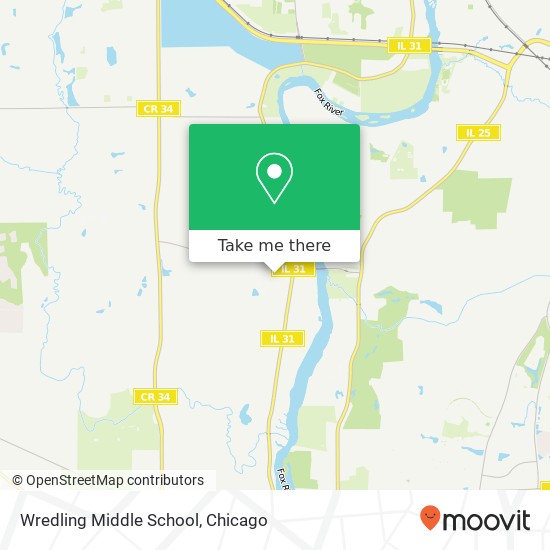 Mapa de Wredling Middle School