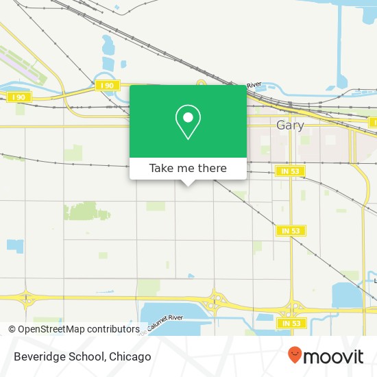 Mapa de Beveridge School