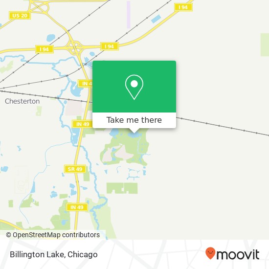 Mapa de Billington Lake