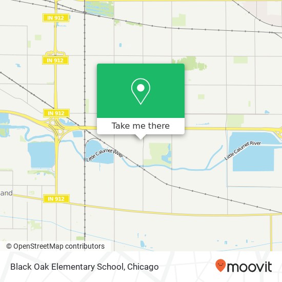 Black Oak Elementary School map