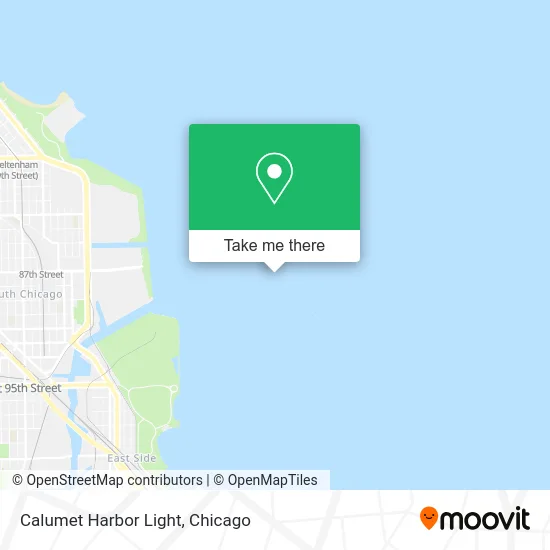 Calumet Harbor Light map