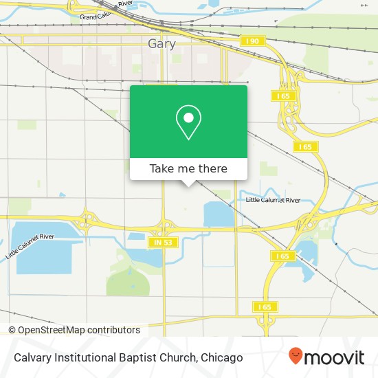 Mapa de Calvary Institutional Baptist Church