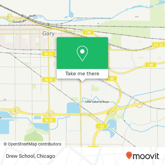 Mapa de Drew School