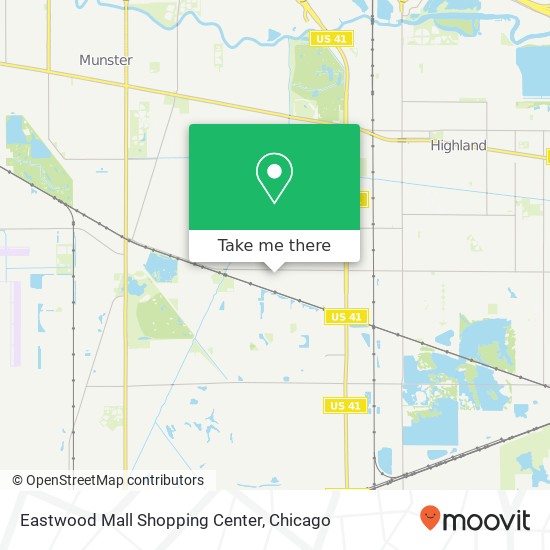 Eastwood Mall Shopping Center map