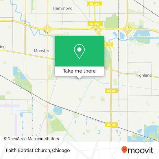 Faith Baptist Church map