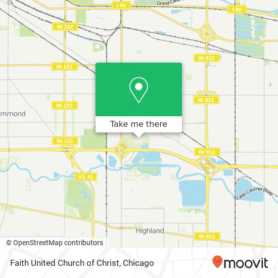 Mapa de Faith United Church of Christ