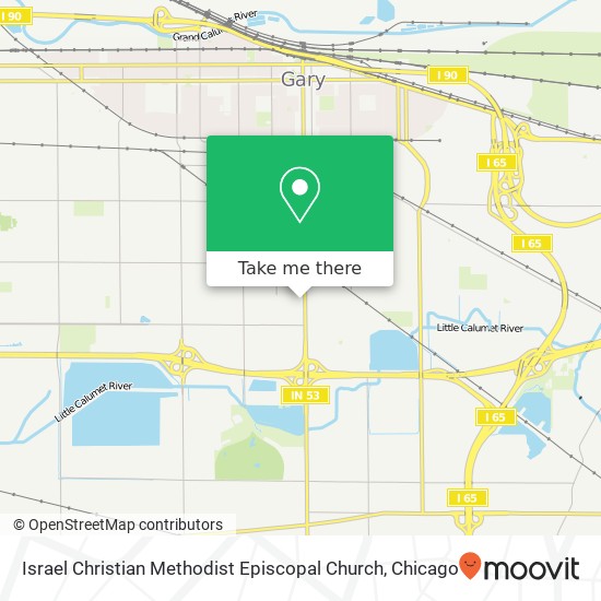 Israel Christian Methodist Episcopal Church map