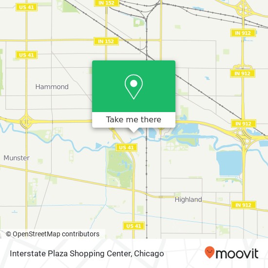 Mapa de Interstate Plaza Shopping Center