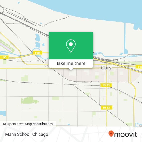 Mann School map