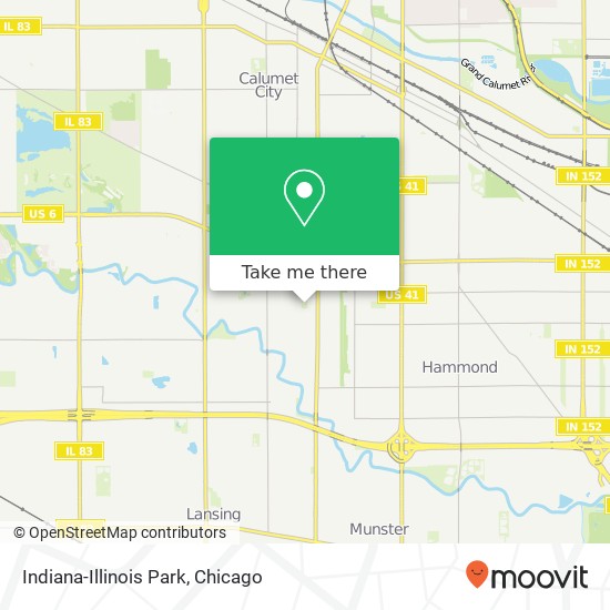 Mapa de Indiana-Illinois Park