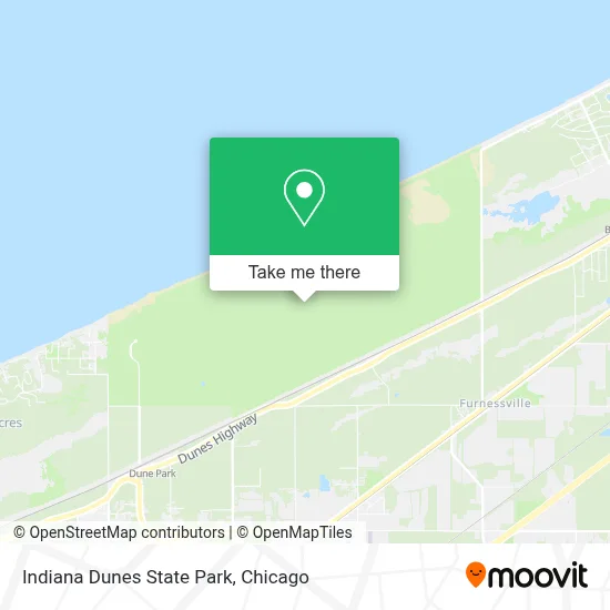 Indiana Dunes State Park map