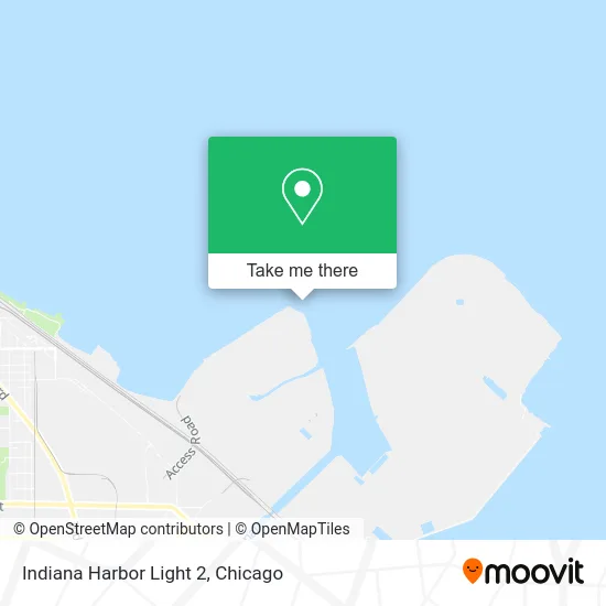 Indiana Harbor Light 2 map