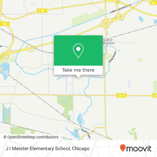 J I Meister Elementary School map
