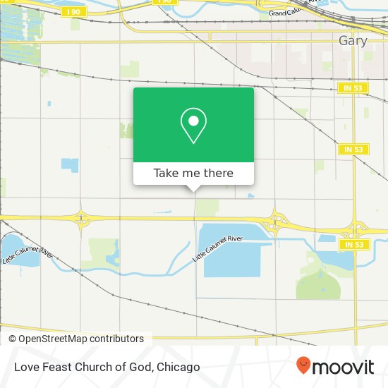 Love Feast Church of God map