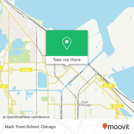 Mark Town School map