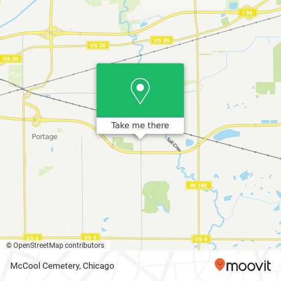 McCool Cemetery map