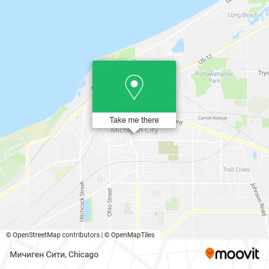 Мичиген Сити map