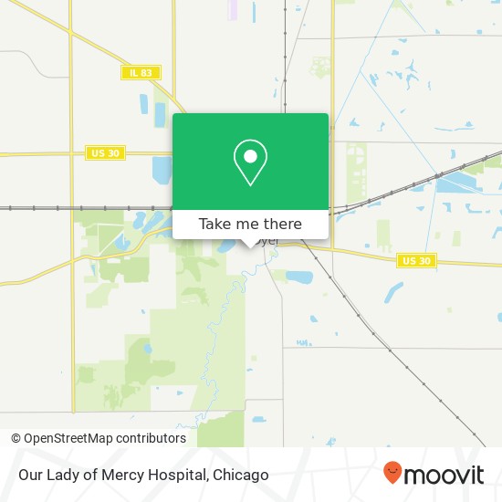 Our Lady of Mercy Hospital map