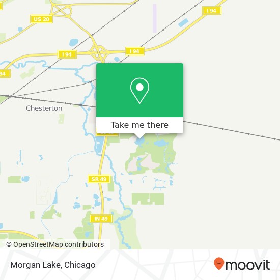 Morgan Lake map