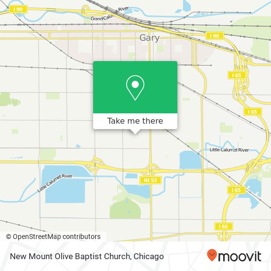 New Mount Olive Baptist Church map