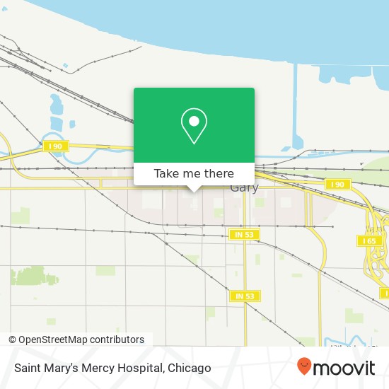 Saint Mary's Mercy Hospital map