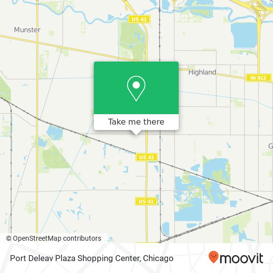 Port Deleav Plaza Shopping Center map