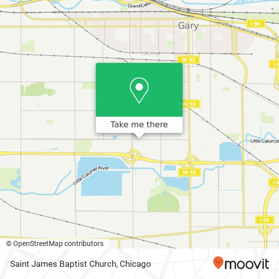 Mapa de Saint James Baptist Church