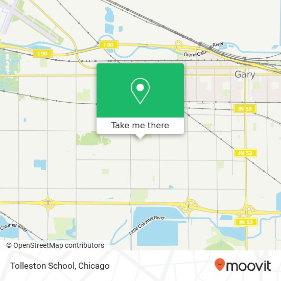 Mapa de Tolleston School