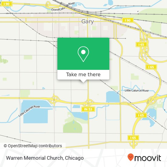 Warren Memorial Church map