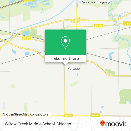 Mapa de Willow Creek Middle School