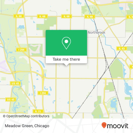 Mapa de Meadow Green