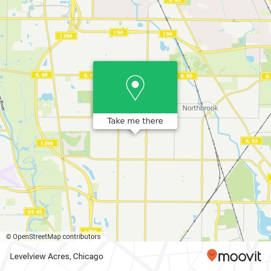 Levelview Acres map