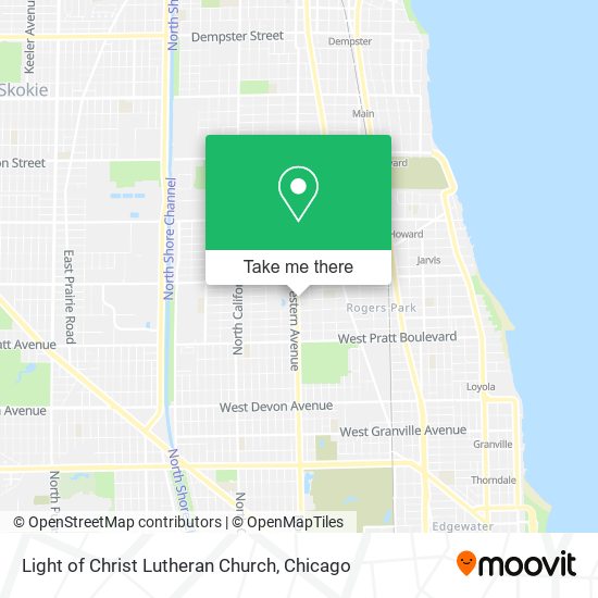 Light of Christ Lutheran Church map
