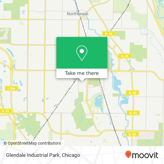 Glendale Industrial Park map