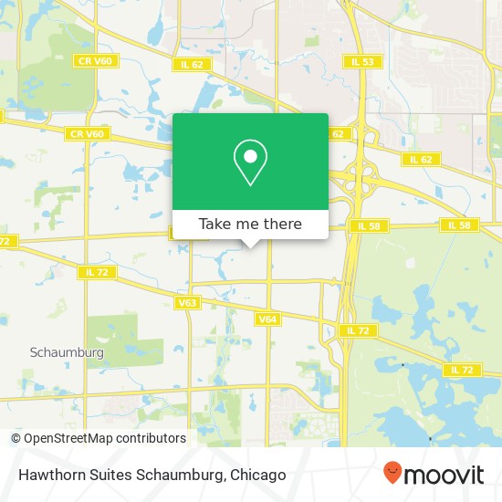 Mapa de Hawthorn Suites Schaumburg