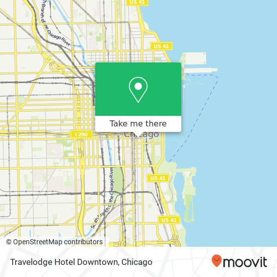 Travelodge Hotel Downtown map