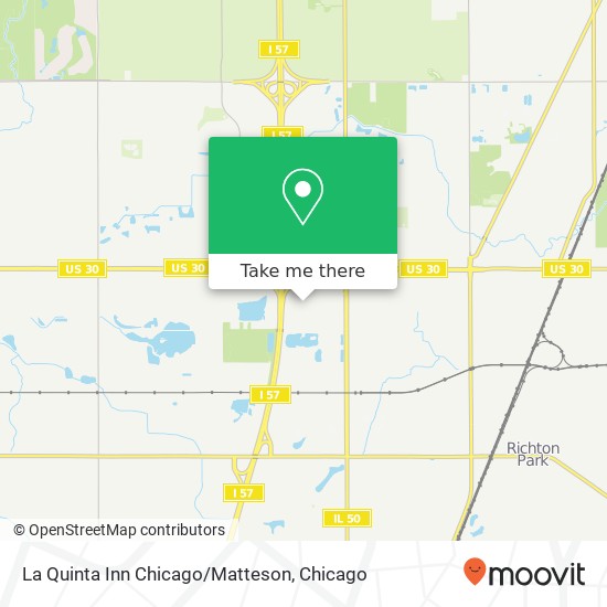 La Quinta Inn Chicago/Matteson map