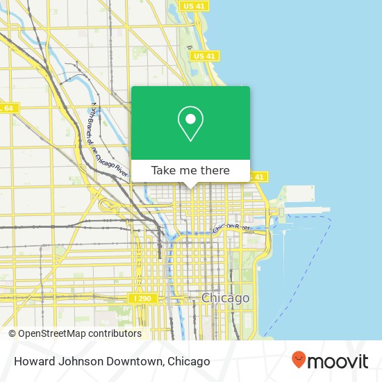 Howard Johnson Downtown map