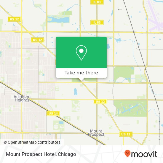 Mount Prospect Hotel map