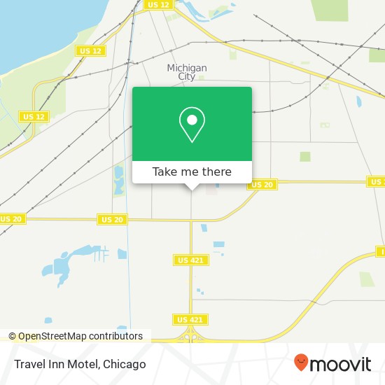 Travel Inn Motel map