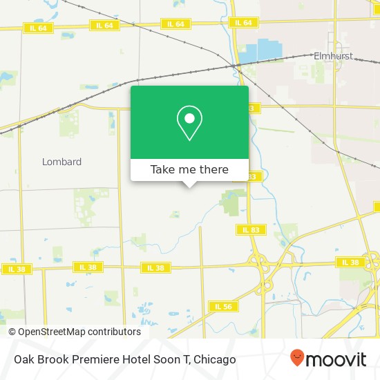 Oak Brook Premiere Hotel Soon T map