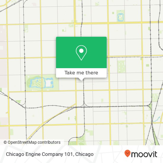 Chicago Engine Company 101 map