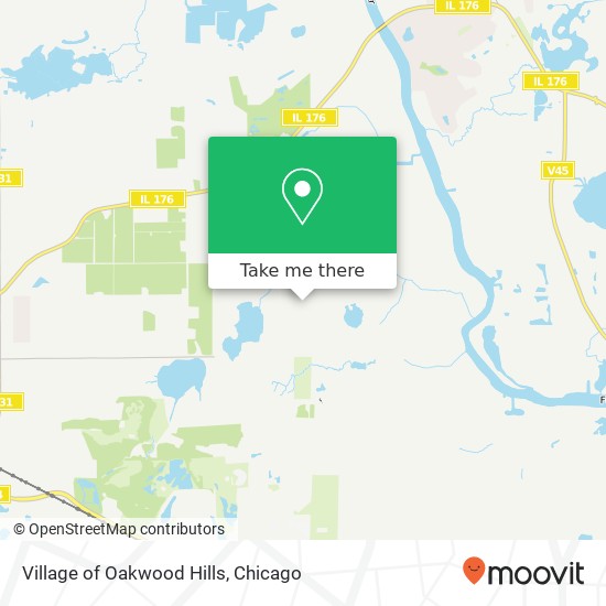 Village of Oakwood Hills map