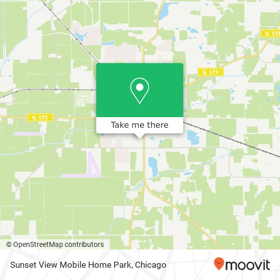 Sunset View Mobile Home Park map