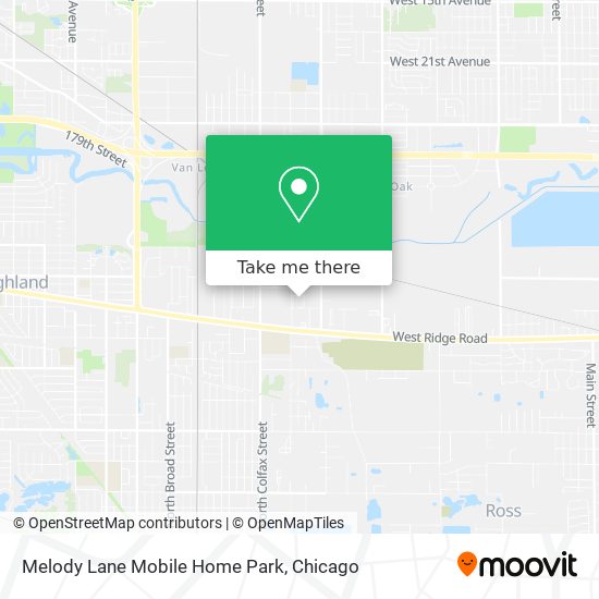Melody Lane Mobile Home Park map